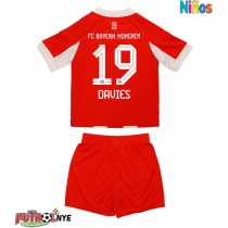 Camiseta Bayern Munich Alphonso Davies #19 Primera Equipación para niños 2025-26 manga corta (+ pantalones cortos)